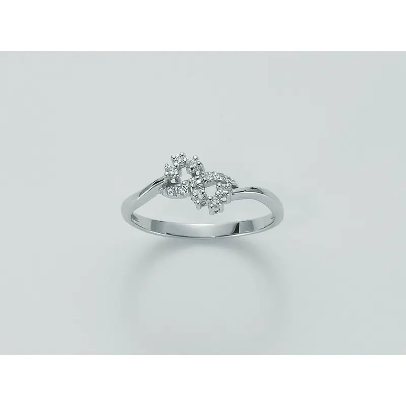 Anello B Diamanti - Donna - Miluna