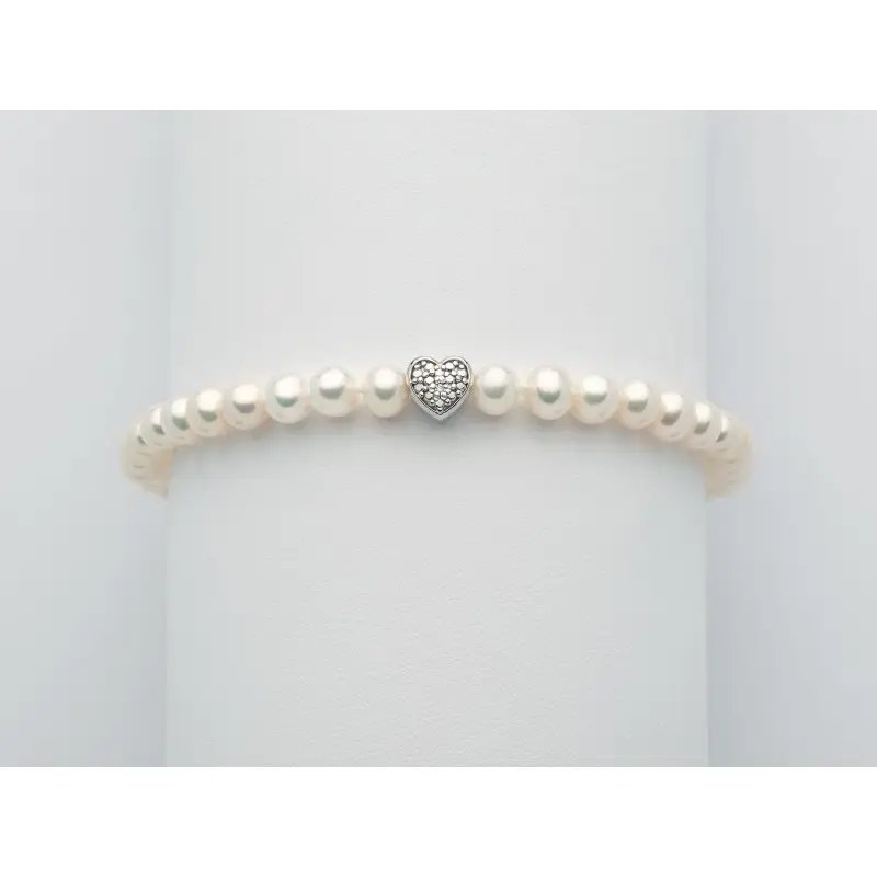 Bracciale Au+Pc+Diam - Miluna - Oro - Donna