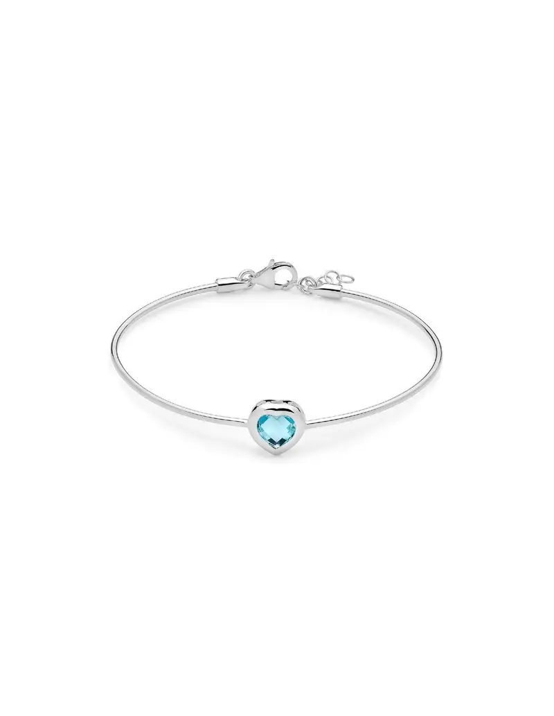 Bracciale MILUNA argento 925 e topazio Gemma del Cielo BRD926