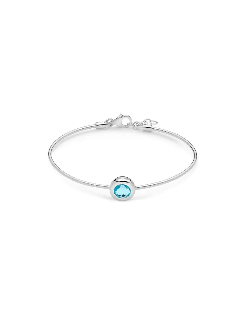 Bracciale MILUNA argento 925 e topazio Gemma del Cielo BRD928