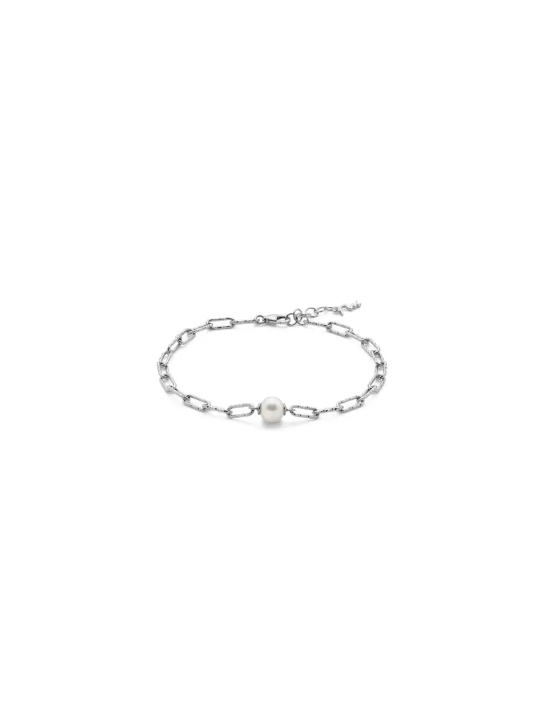 Bracciale MILUNA Miss Italia PBR3140B perla Oriente e catena diamantata in argento 925
