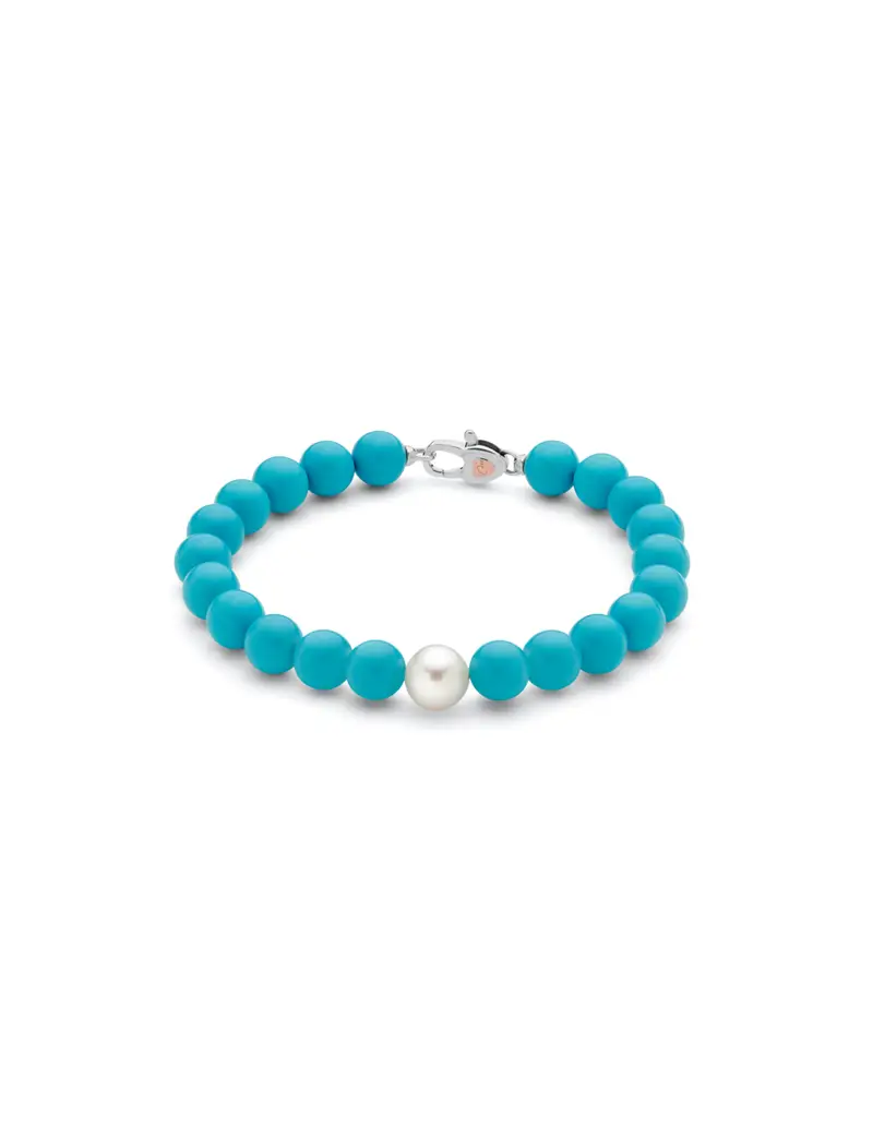 Bracciale MILUNA Terra e mare PBR1794V con turchese in argento 925