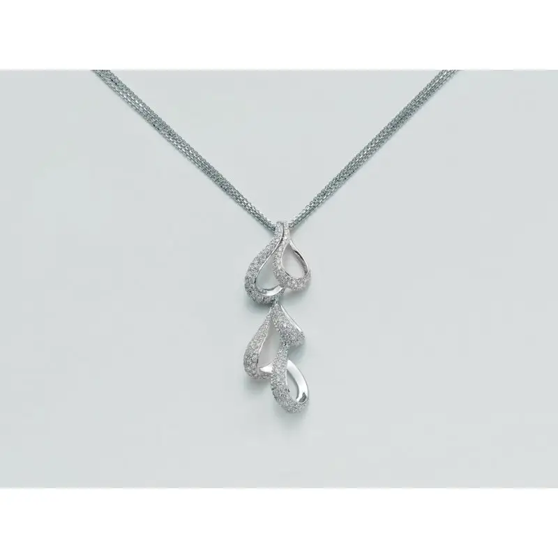 Ciondolo In Diamanti - Eleganza Femminile - Miluna