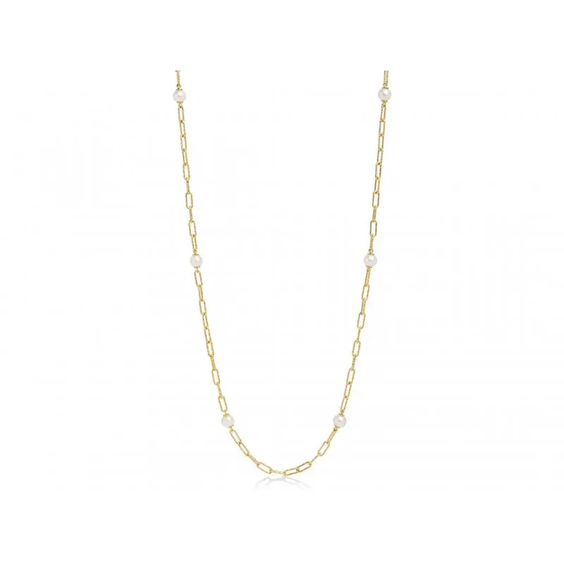 Collana Argento Con Perla Colorata - Miluna