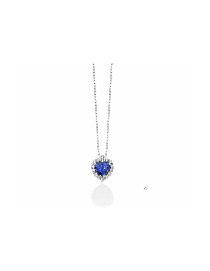 Collana MILUNA in Oro 18kt, Diamanti e Tanzanite CLD4464