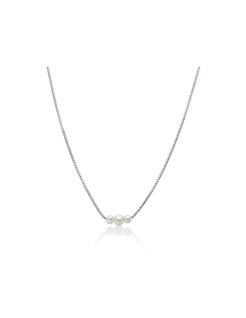 Collana MILUNA Miss Italia in argento 925 con perle PCL6628