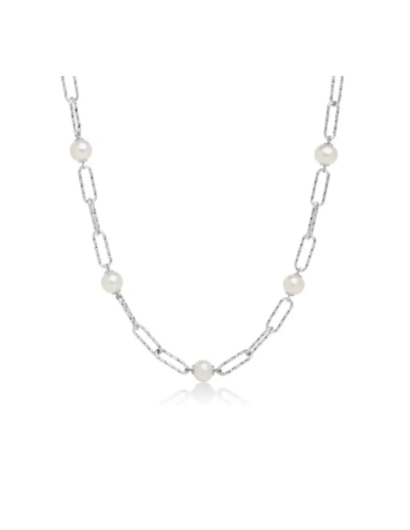 Collana MILUNA MISS ITALIA in argento 925 e perle PCL6066