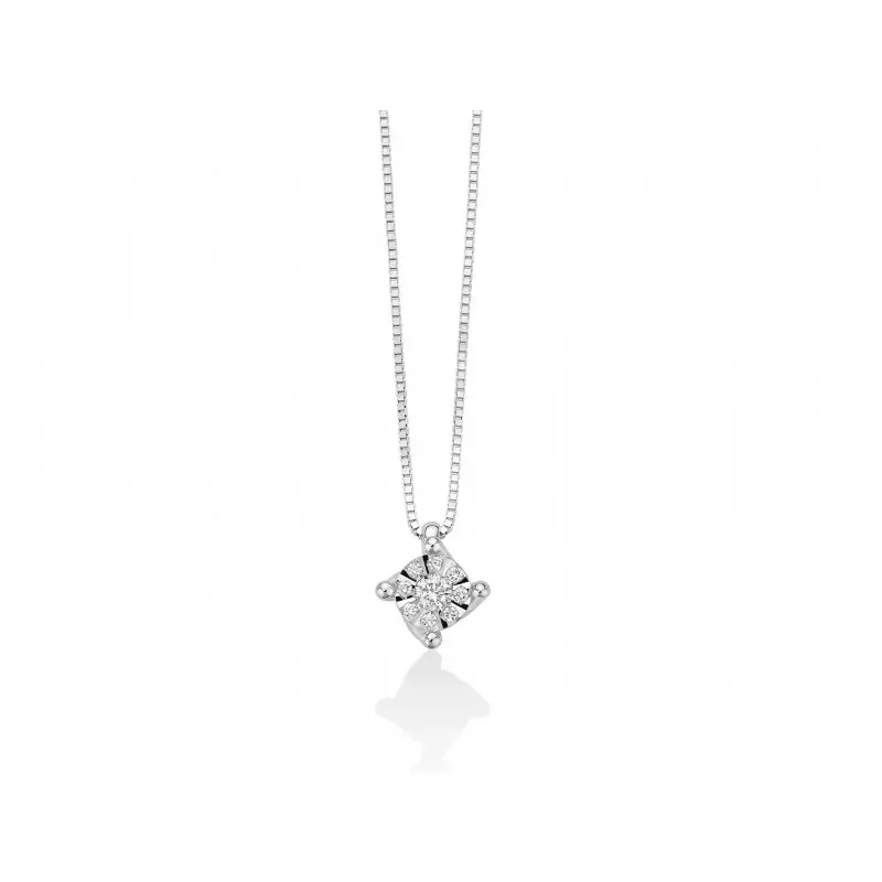 Collier Au+Diam - Collier In Diamanti - Miluna