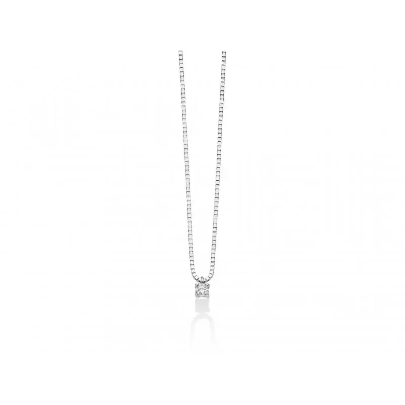 Collier Au+Diam - Collier Punto Luce - Miluna