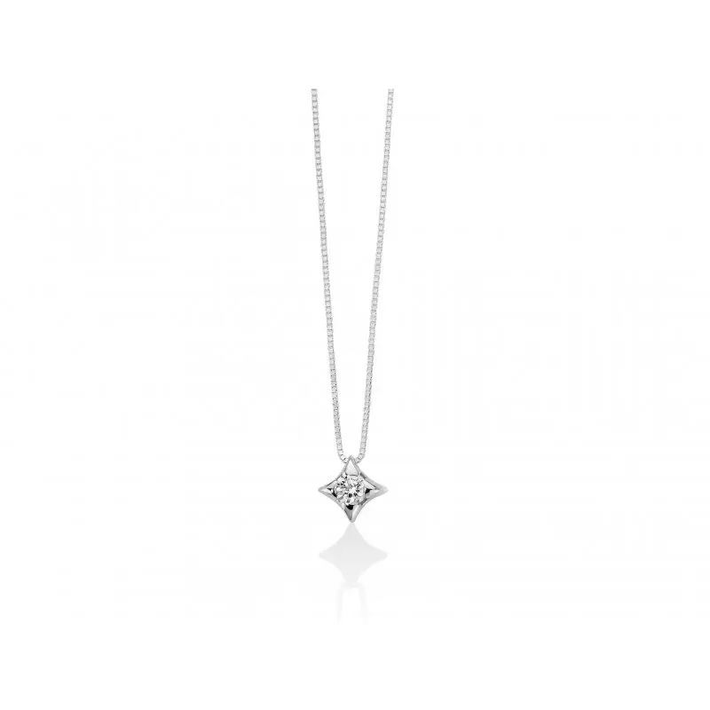 Collier Au+Diam - Collier Punto Luce - Miluna