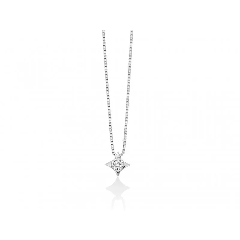 Collier Au+Diam - Collier Punto Luce - Miluna