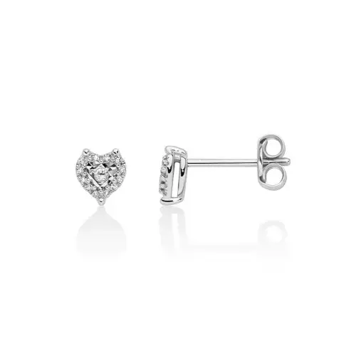 Orecchini Donna Miluna Oro Bianco ERD3303X miniatura 2