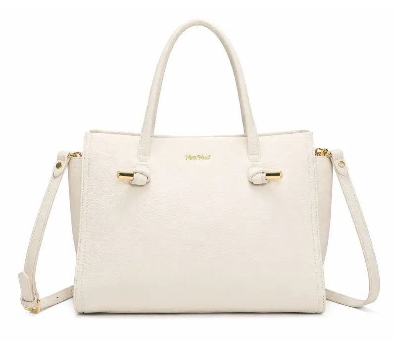 Borsa a mano e tracolla Mimì-Muà Bianca