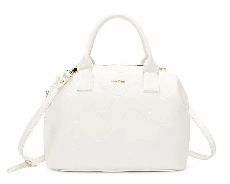 Borsa a mano e tracolla Mimì-Muà Bianca