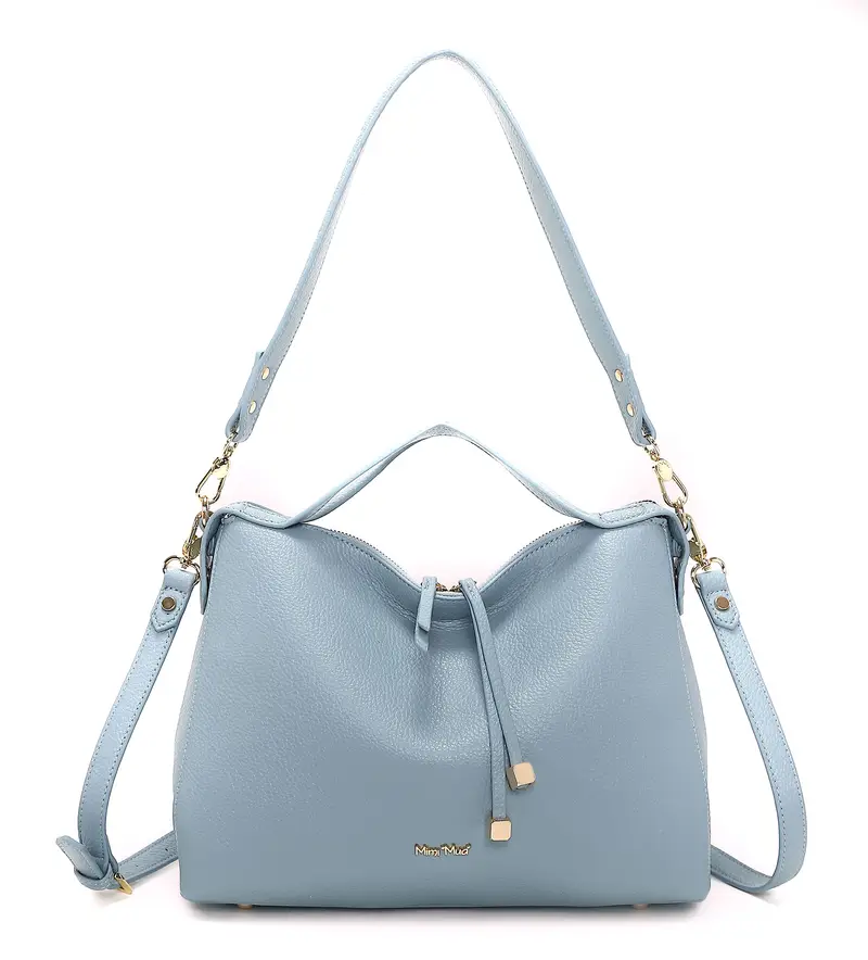 Borsa a mano e tracolla Mimì-Muà Celeste