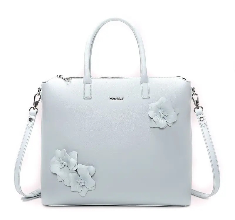 Borsa a mano e tracolla Mimì-Muà Celeste