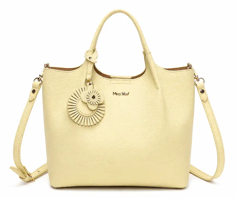 Borsa a mano e tracolla Mimì-Muà Gialla