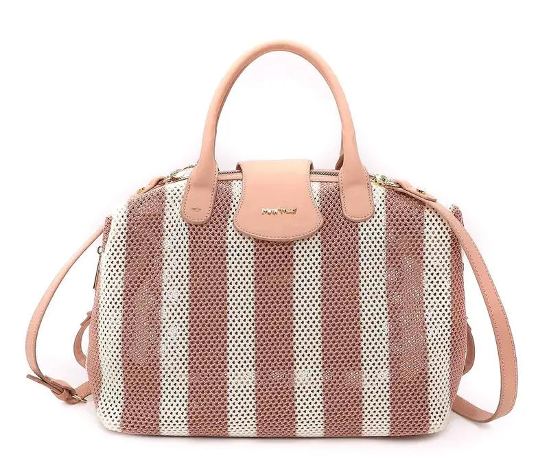 Borsa a mano e tracolla Mimì-Muà Rosa