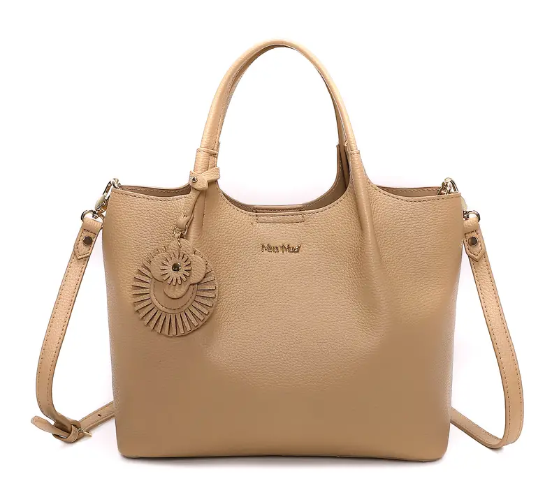 Borsa a mano e tracolla Mimì-Muà Taupe