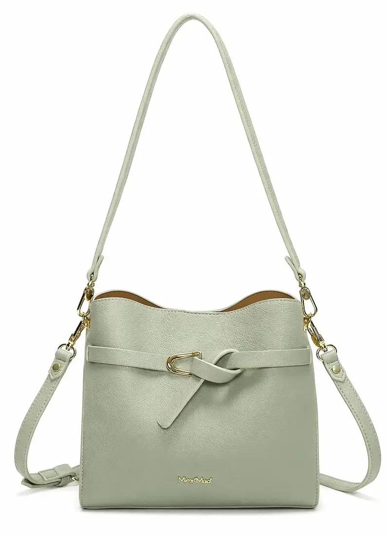 Borsa a tracolla Mimì-Muà Verde Acqua