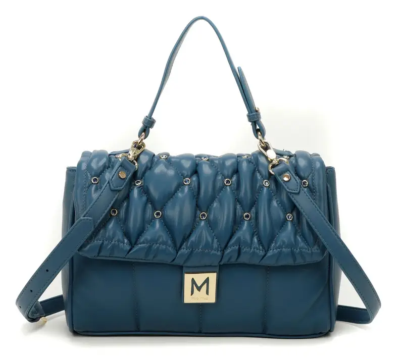 Borsa trapuntata con strass Mimì-Muà Ottanio