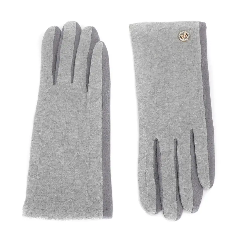 Mimì-Muà Guanti Donna Grigio 3833557