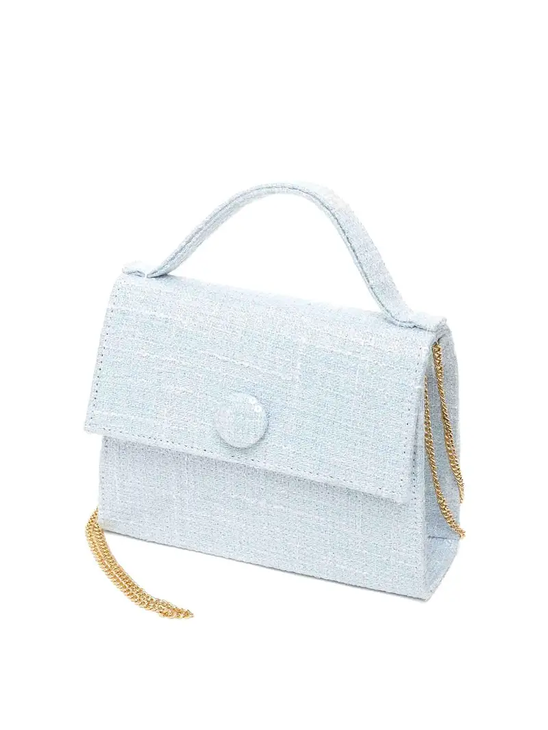 Borsa Con Paillettes Blu