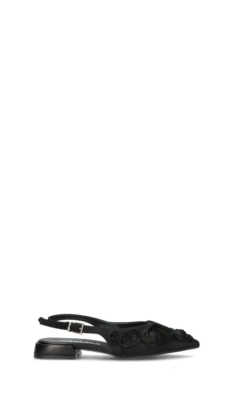 Slingback donna nera in materiale sintetico Un tocco di eleganza romantica per ogni look la Vario