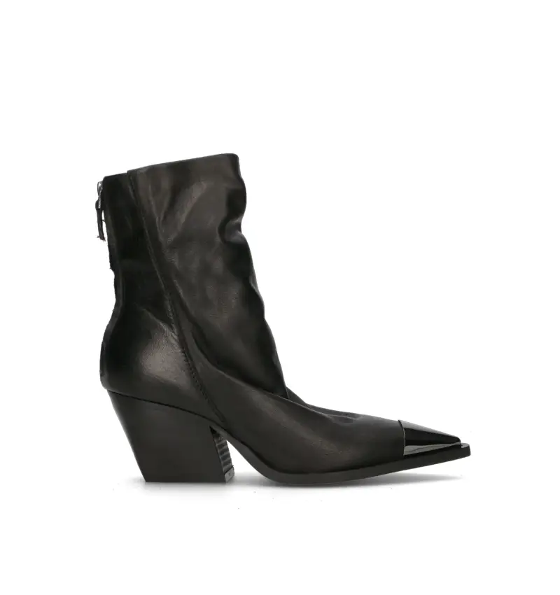 Tronchetto donna nero in pelle Vario