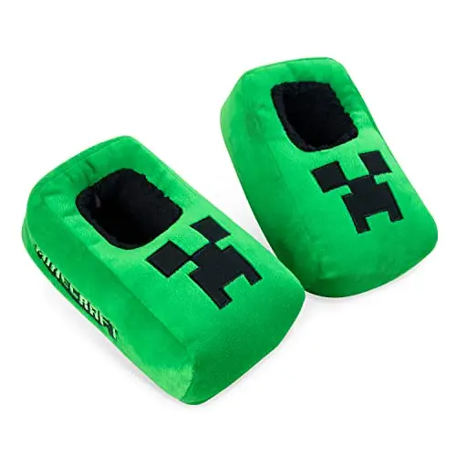 MINECRAFT Ciabatte Bambino, Accogliente Creeper Casa Scarpe