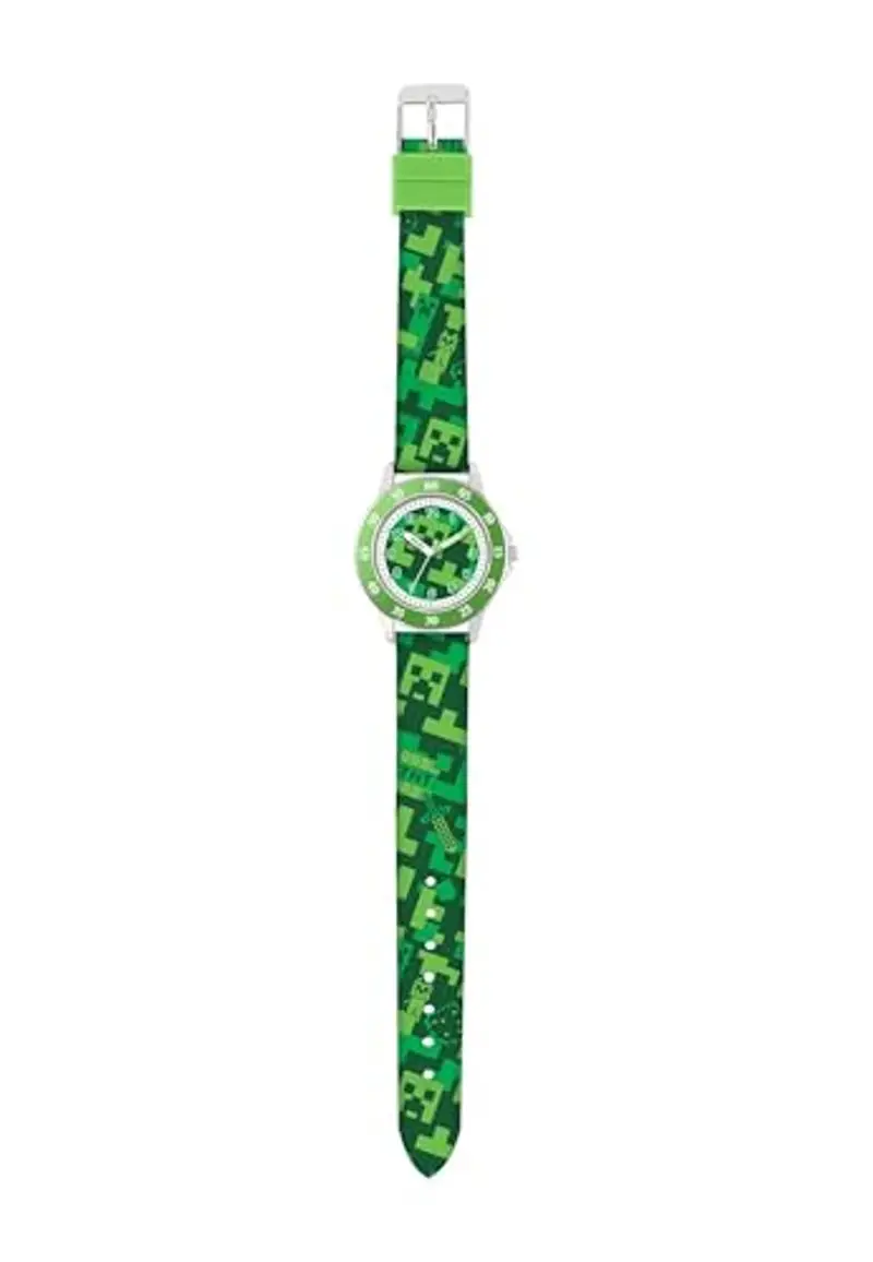 MINECRAFT Creeper MIN9033 - Orologio Verde