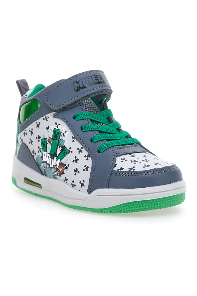 Sneakers Verdi Mid Cut Minecraft 4835 [GRIGIO] miniatura 2