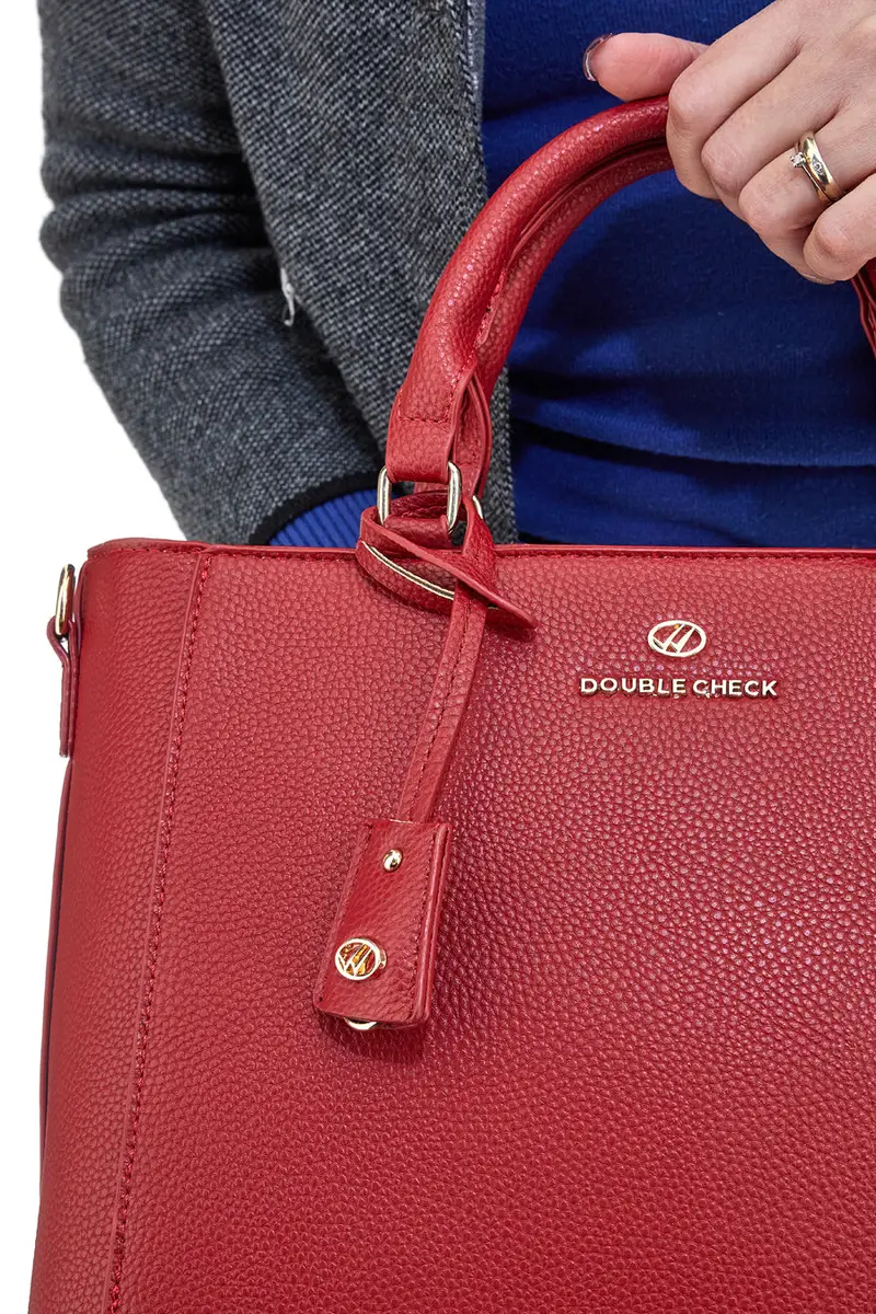 DOUBLE CHECK Borsa a tracolla Rosso 1945924 miniatura 2