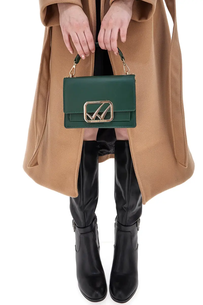 DOUBLE CHECK Borsa a tracolla Verde 1955719