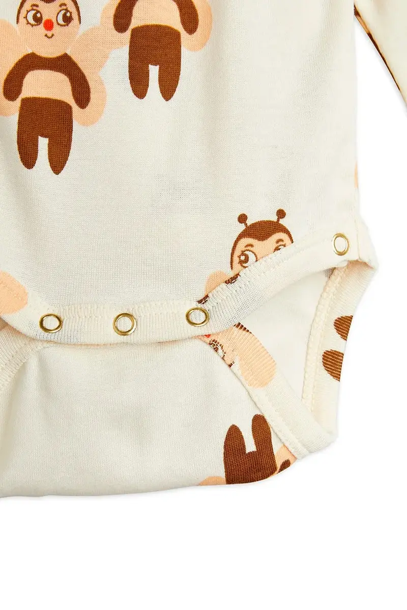 completo in cotone neonato/a Bees colore beige 2564010411 miniatura 3