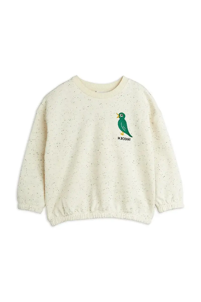 felpa in cotone bambino/a Bird colore beige 2562011611 miniatura 2