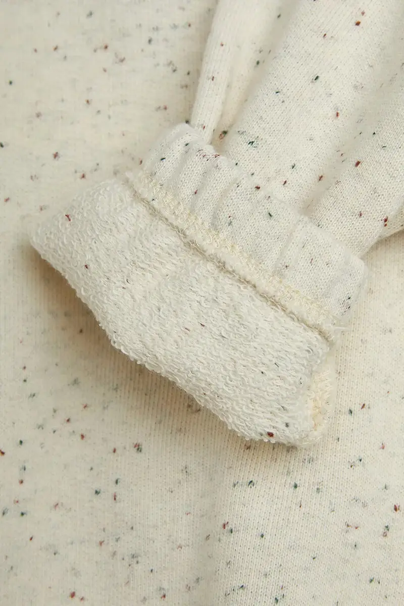 felpa in cotone bambino/a Bird colore beige 2562011611 miniatura 5