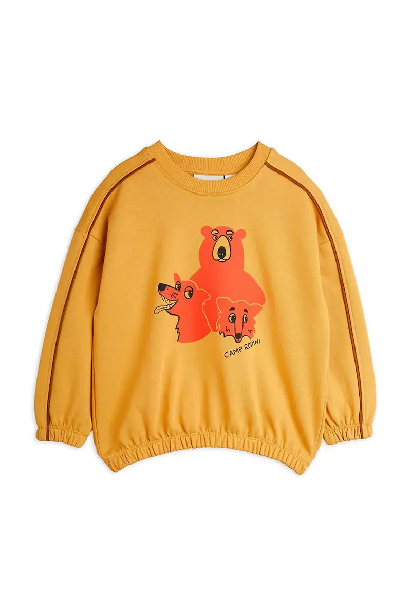 felpa in cotone bambino/a Camp Rodini colore marrone 2562010113