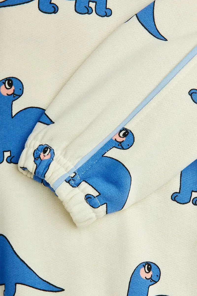 felpa in cotone bambino/a Dino colore bianco 25720114 miniatura 3