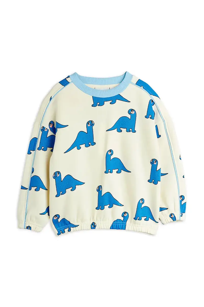 felpa in cotone bambino/a Dino colore bianco 25720114