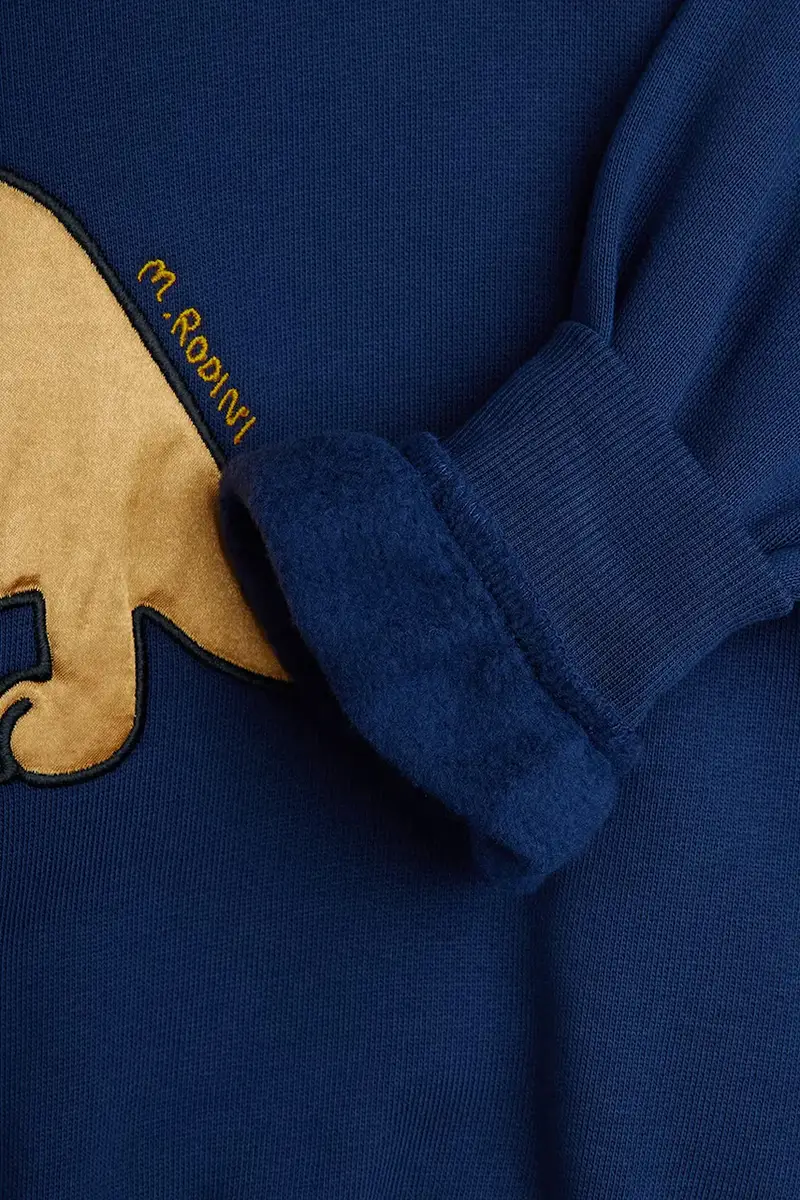 felpa in cotone bambino/a Dino colore blu navy 25720116 miniatura 5