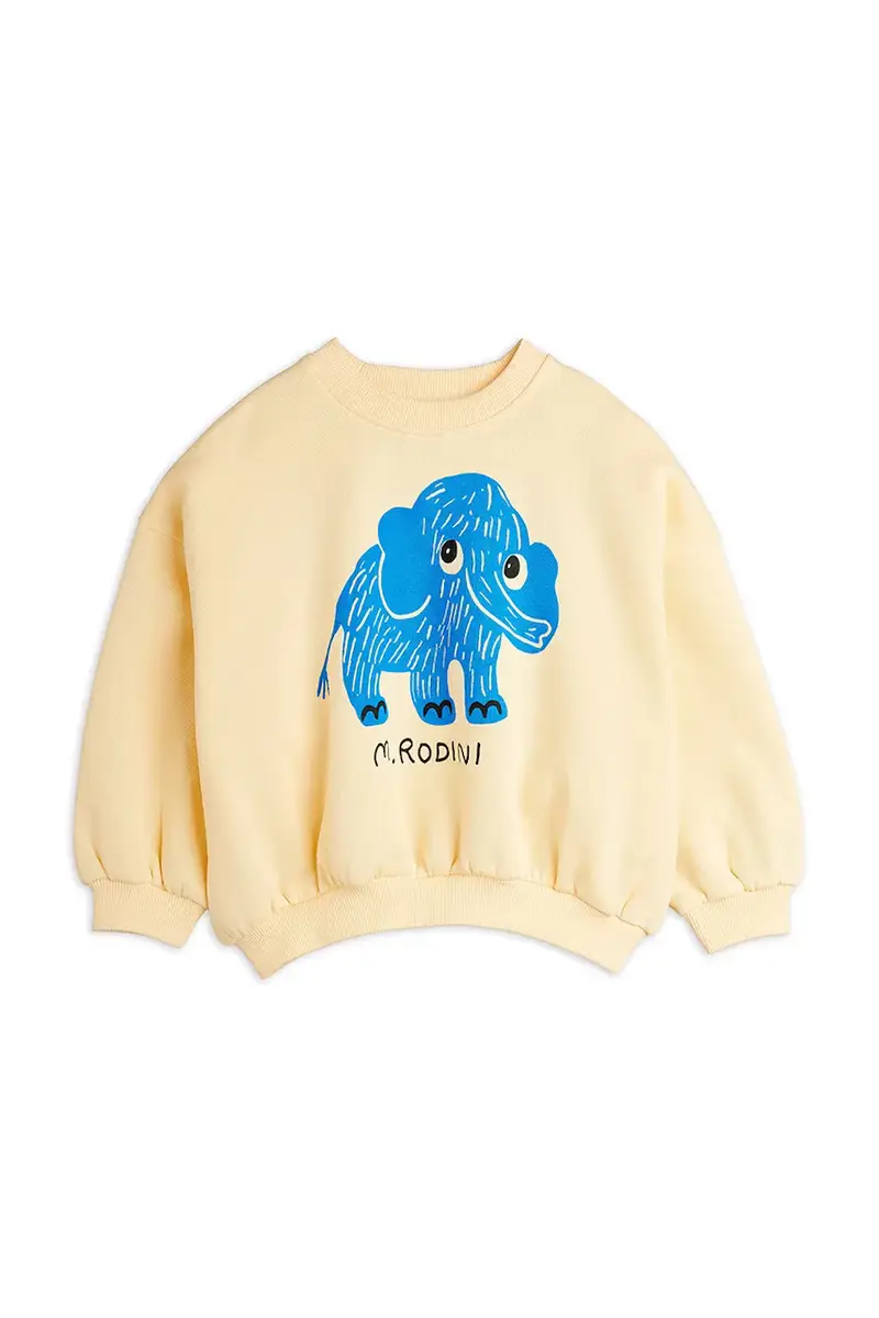 felpa in cotone bambino/a Mammoths colore beige 25720105