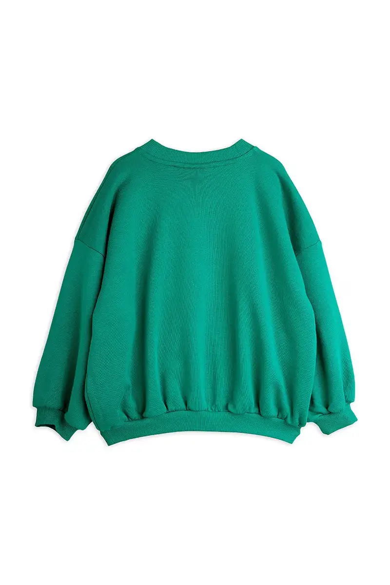 felpa in cotone bambino/a Ritzratz colore verde 25720140 Turchese miniatura 3