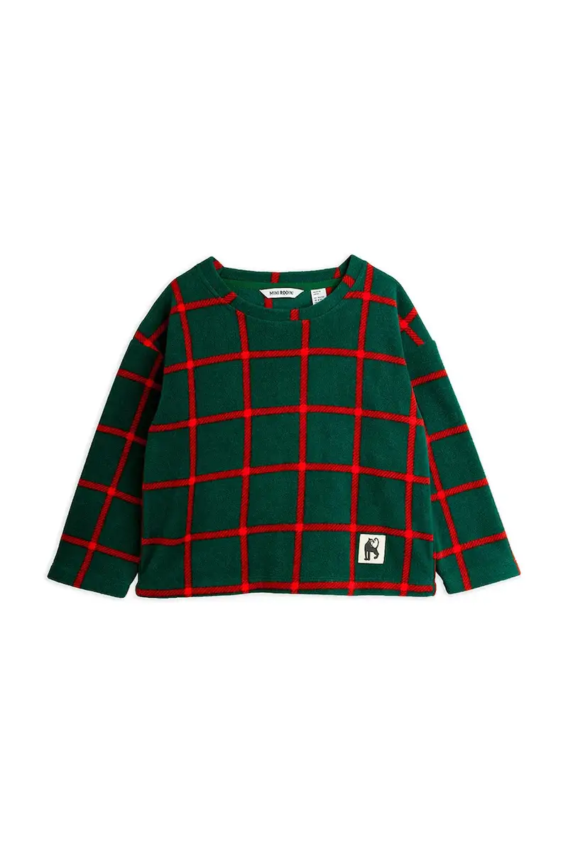 felpa in pile bambini colore verde 25710126 miniatura 2