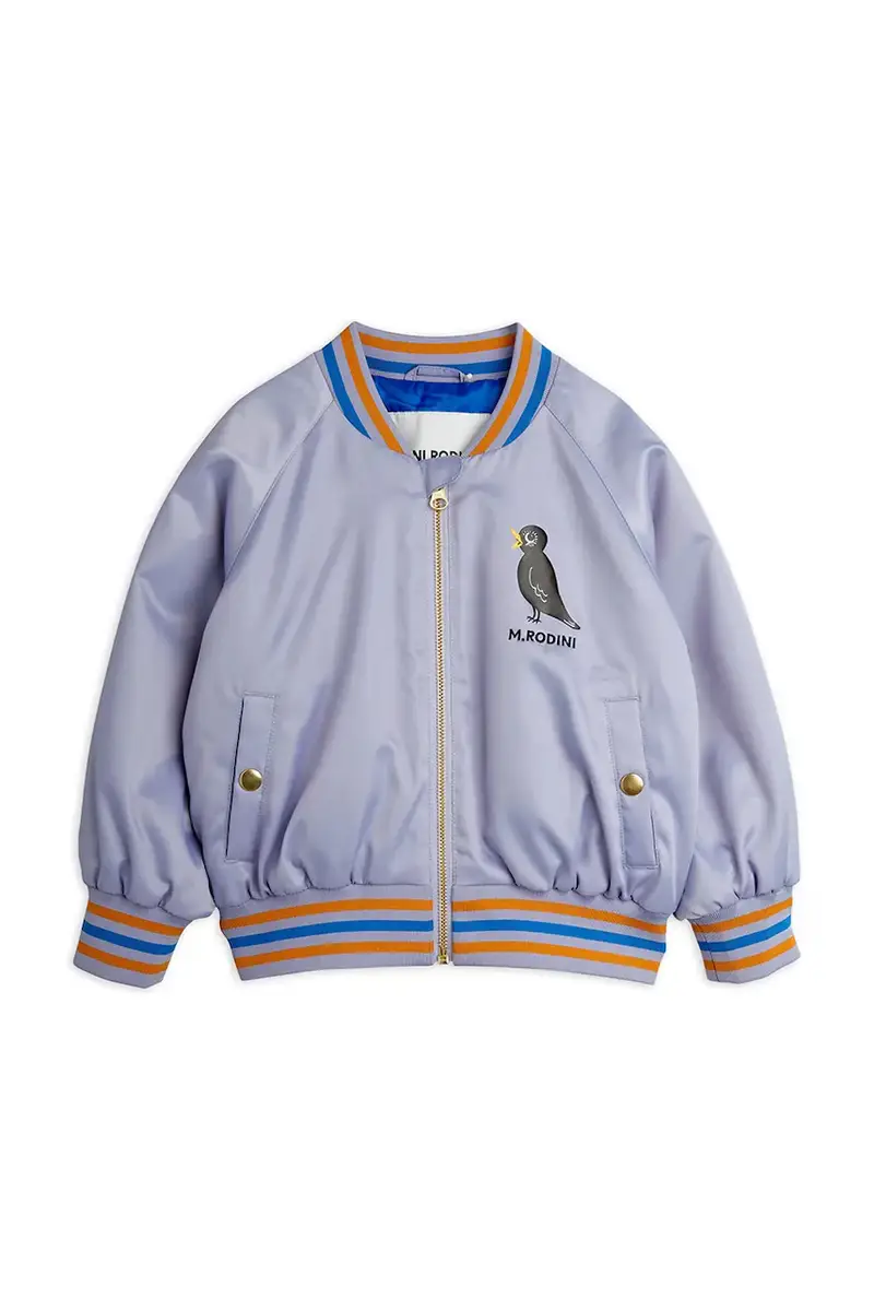 giacca bomber bambini Birds colore violetto 2561010145 miniatura 2