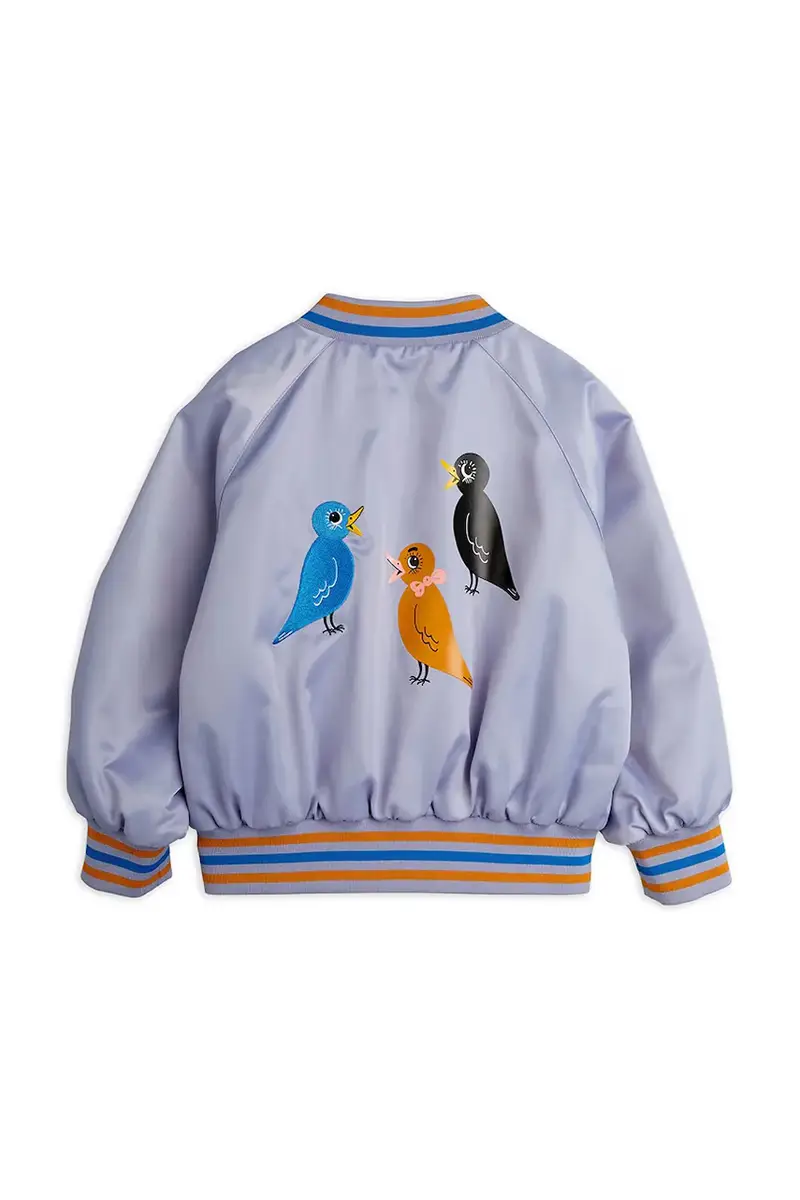 giacca bomber bambini Birds colore violetto 2561010145 miniatura 3