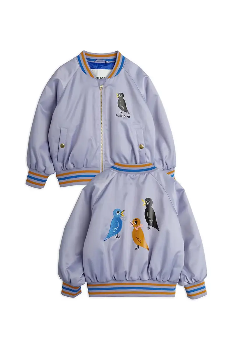 giacca bomber bambini Birds colore violetto 2561010145