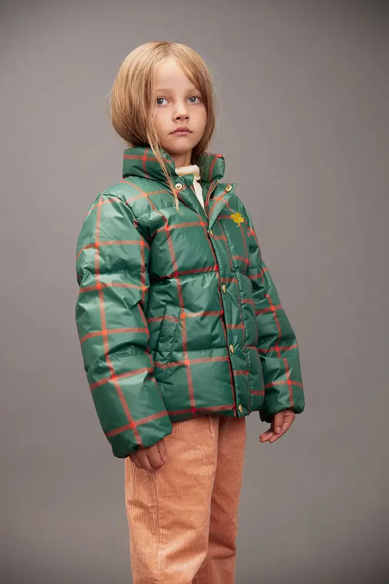 giacca per bambini colore verde 25710116