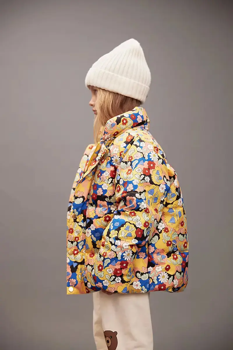 giacca per bambini Flowers colore giallo 25710115 miniatura 5