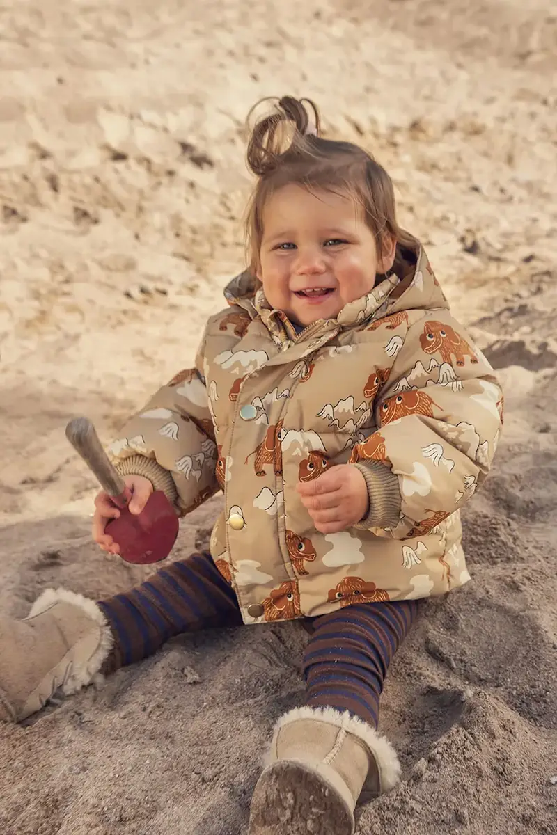 giacca per bambini Mammoths colore beige 25710114